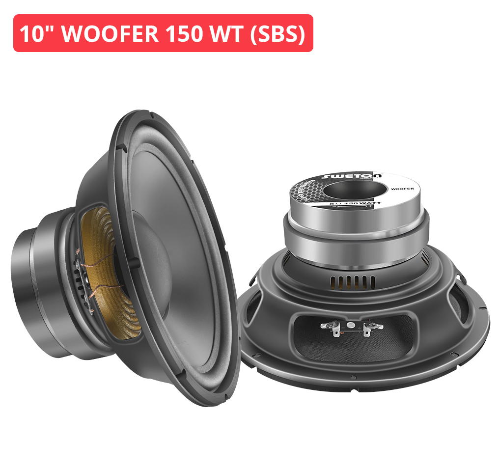 10" WOOFER 150 WT (SBS)