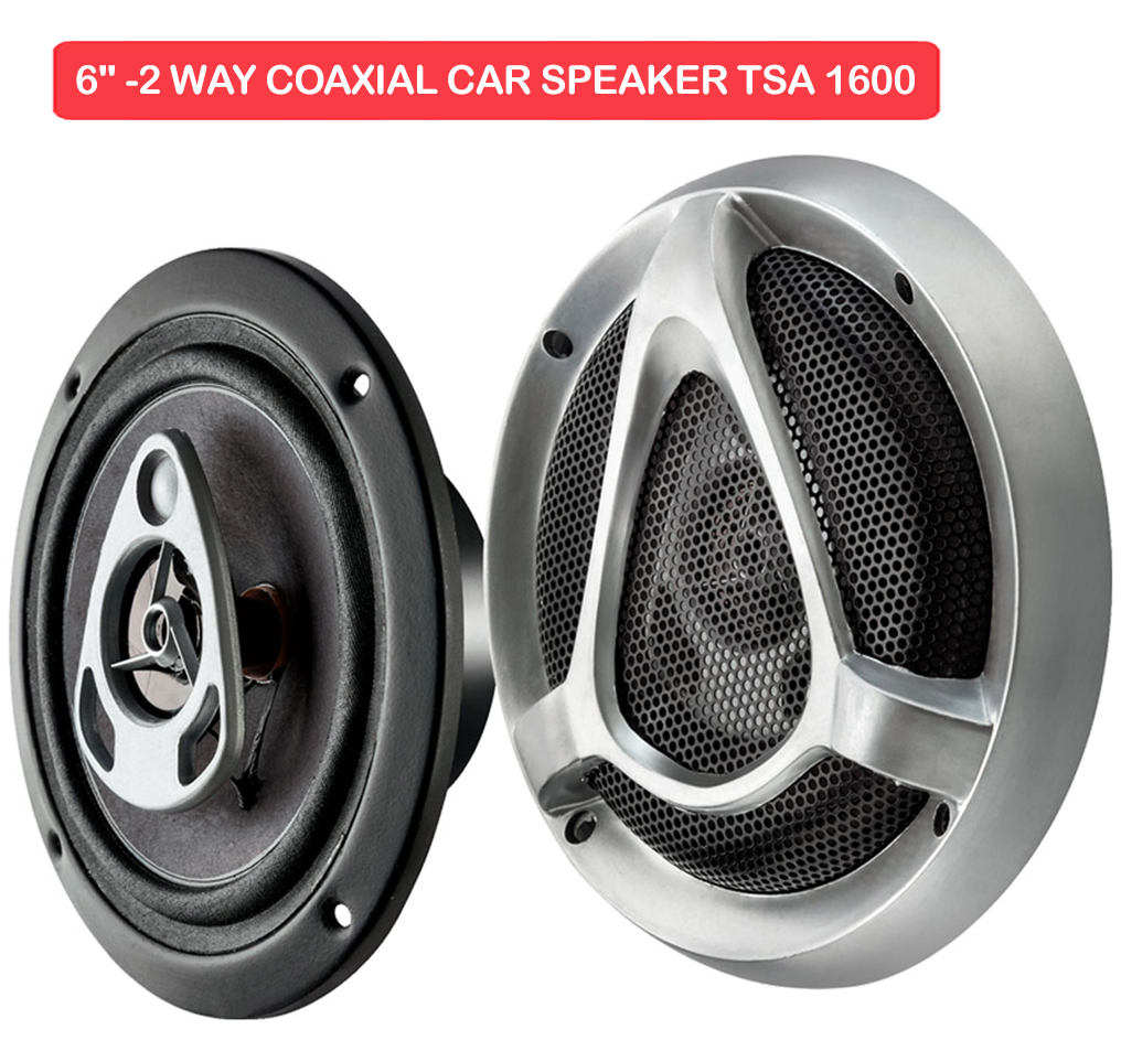 6" -2 WAY COAXIAL CAR SPEAKER TSA 1600