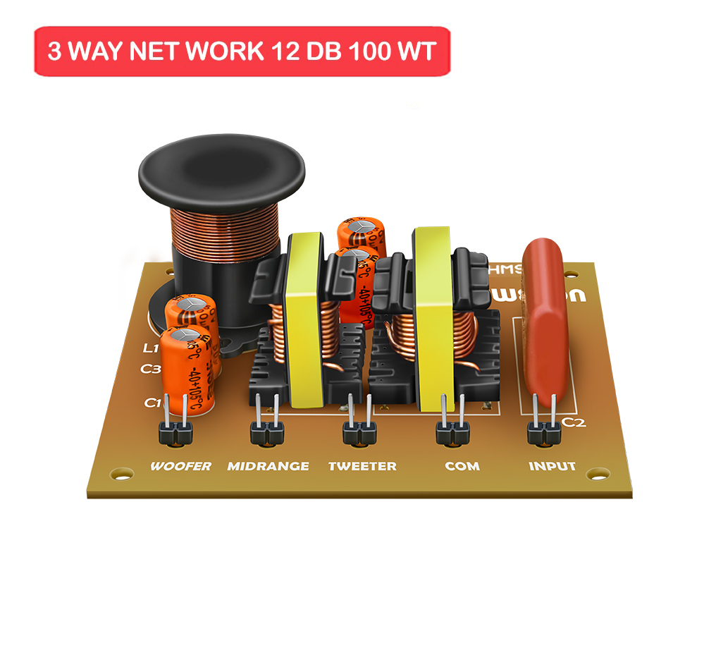 3 WAY NETWORK 12 dB 100 WT